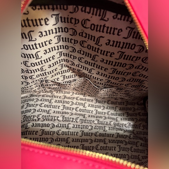 Juicy Couture Los Angeles NWT Pink Sequined Queen of Everything Messenger Bag - Picture 9 of 12